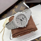 Patek Philippe Nautilus 7118 Watch Diamonds Moissanite 35.2mm