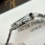 Patek Philippe Nautilus 7118 Watch Diamonds Moissanite 35.2mm