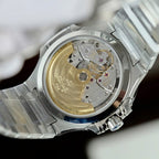 Patek Philippe Nautilus 7118 Watch Gray Dial Diamonds Moissante 35.2mm