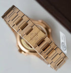 Patek Philippe Nautilus 7118 Women Watch Gold Wrapped + Diamonds Moissanite 35.2mm
