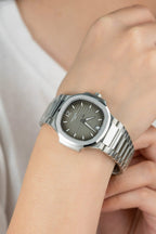 Patek Philippe Nautilus 7118 Watch Grey Dial 35.2mm