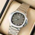 Patek Philippe Nautilus 7118 Watch Grey Dial 35.2mm