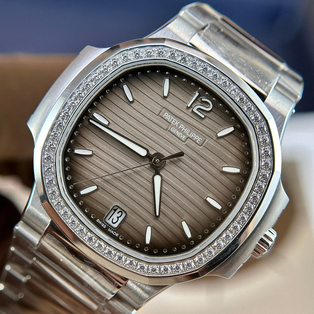 Patek Philippe Nautilus 7118 Watch Grey Dial 35.2mm