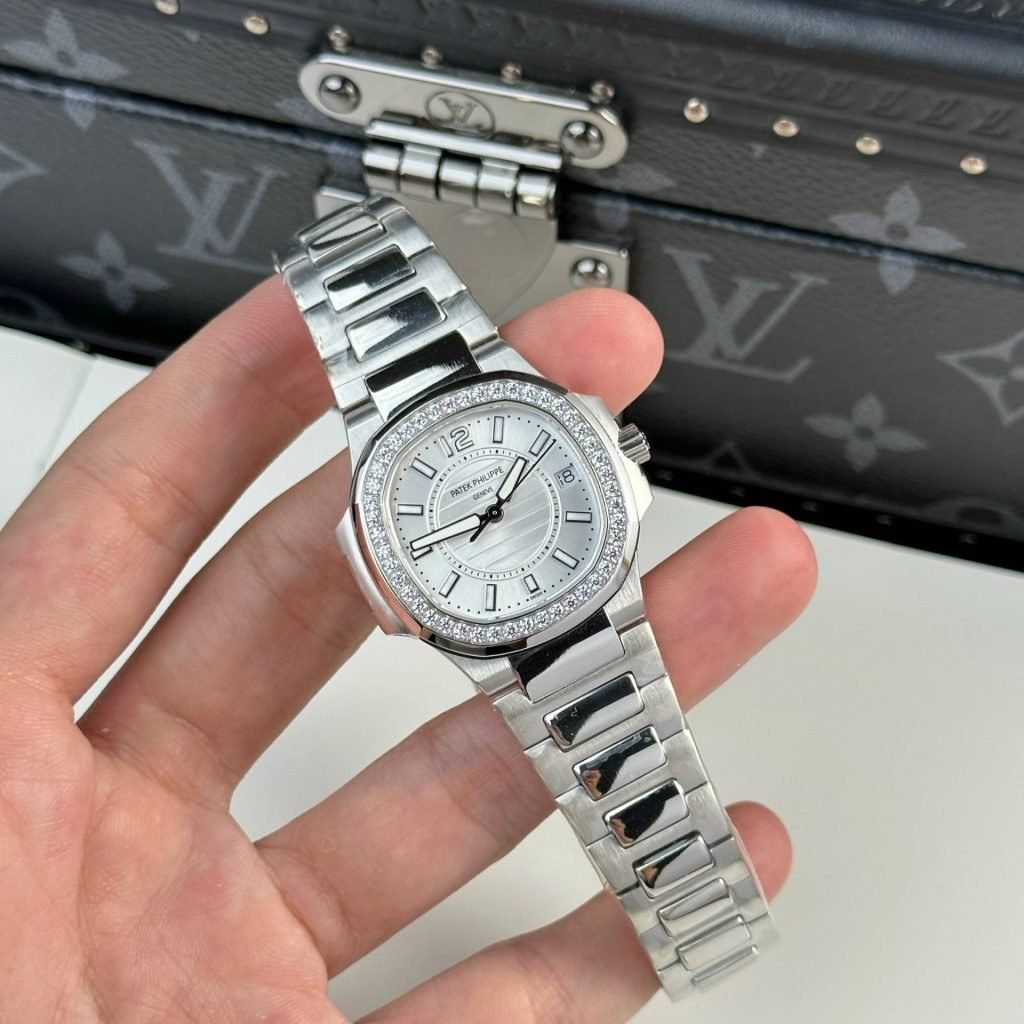 Patek Philippe Watch Nautilus 7010 Womens White Dial 32mm