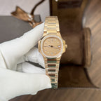 Patek Philippe Watch Nautilus 7010 Dial Yellow 32mm