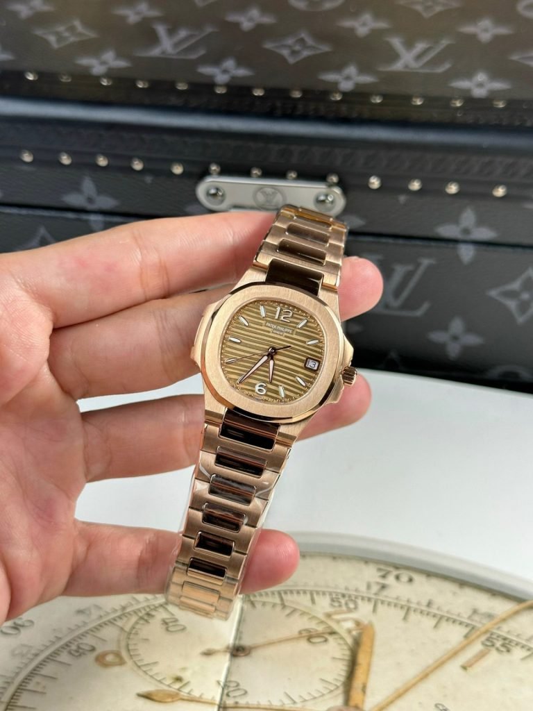 Patek Philippe Watch Nautilus 7010 Rose Gold Womens 32mm
