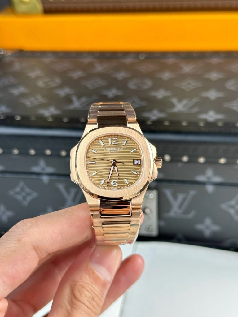 Patek Philippe Watch Nautilus 7010 Rose Gold Womens 32mm