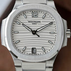 Patek Philippe Watch Nautilus 7118 White Dial Metal Wire 35.2mm