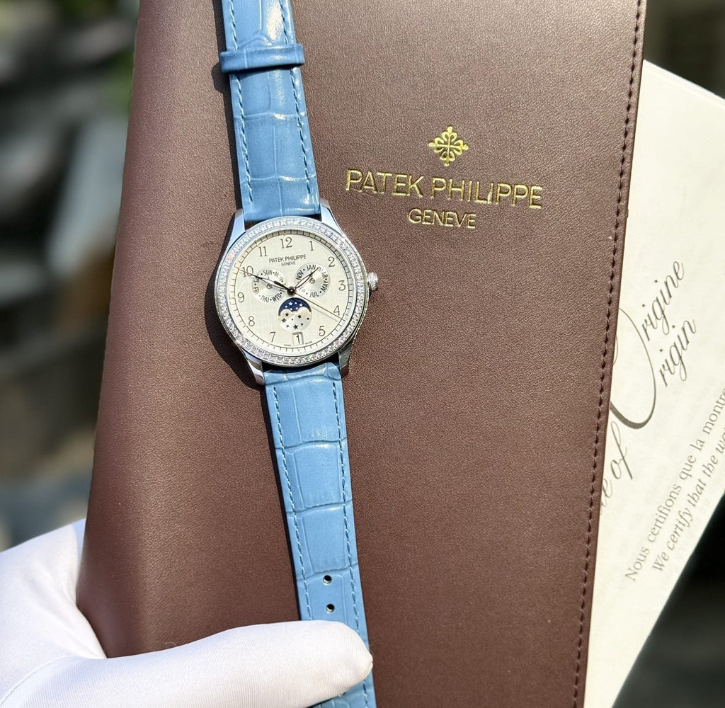 Patek Philippe Watch Complications 4947G Leather Strap 38mm