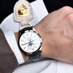 Patek Philippe Watch Complications 5396G White Dial Leather Strap 38.5mm
