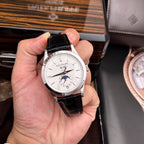 Patek Philippe Watch Complications 5396G White Dial Leather Strap 38.5mm