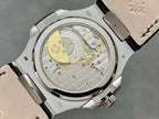 Patek Philippe Watch Nautilus 5712 Gray Dial Leather Strap 40mm