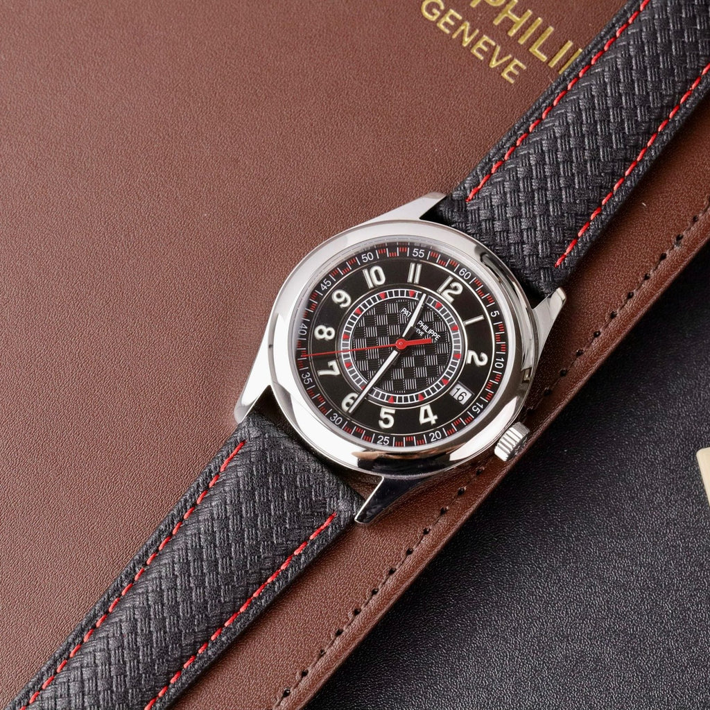 Patek Philippe Watch Calatrava 6007G Leather Strap 40mm