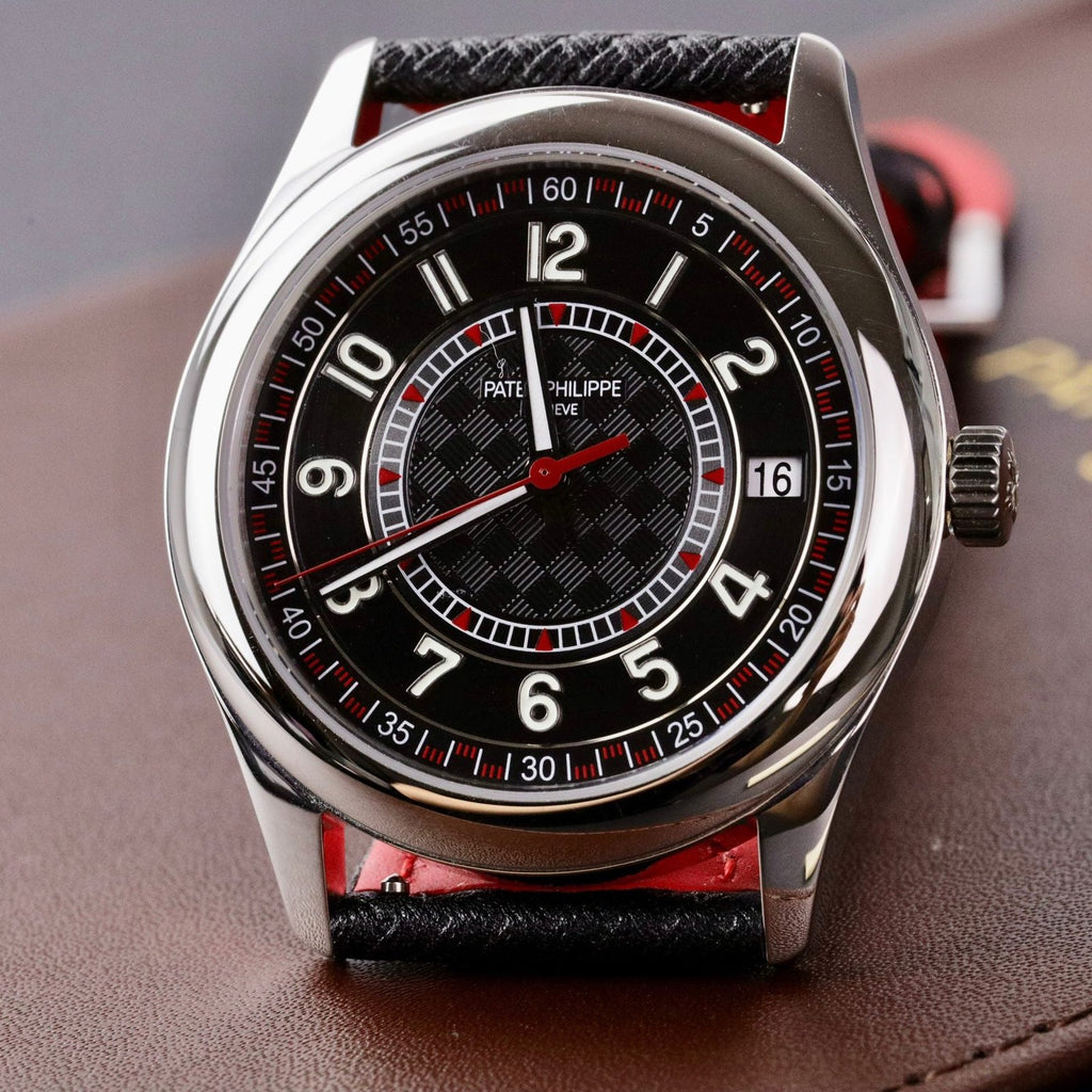 Patek Philippe Watch Calatrava 6007G Leather Strap 40mm