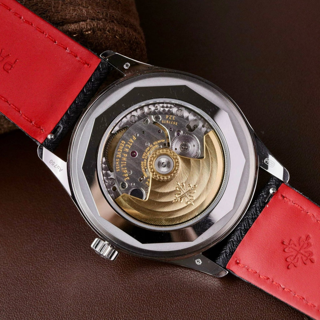 Patek Philippe Watch Calatrava 6007G Leather Strap 40mm