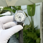 Patek Philippe Watch Complications 4947G Gray Leather Strap 38mm