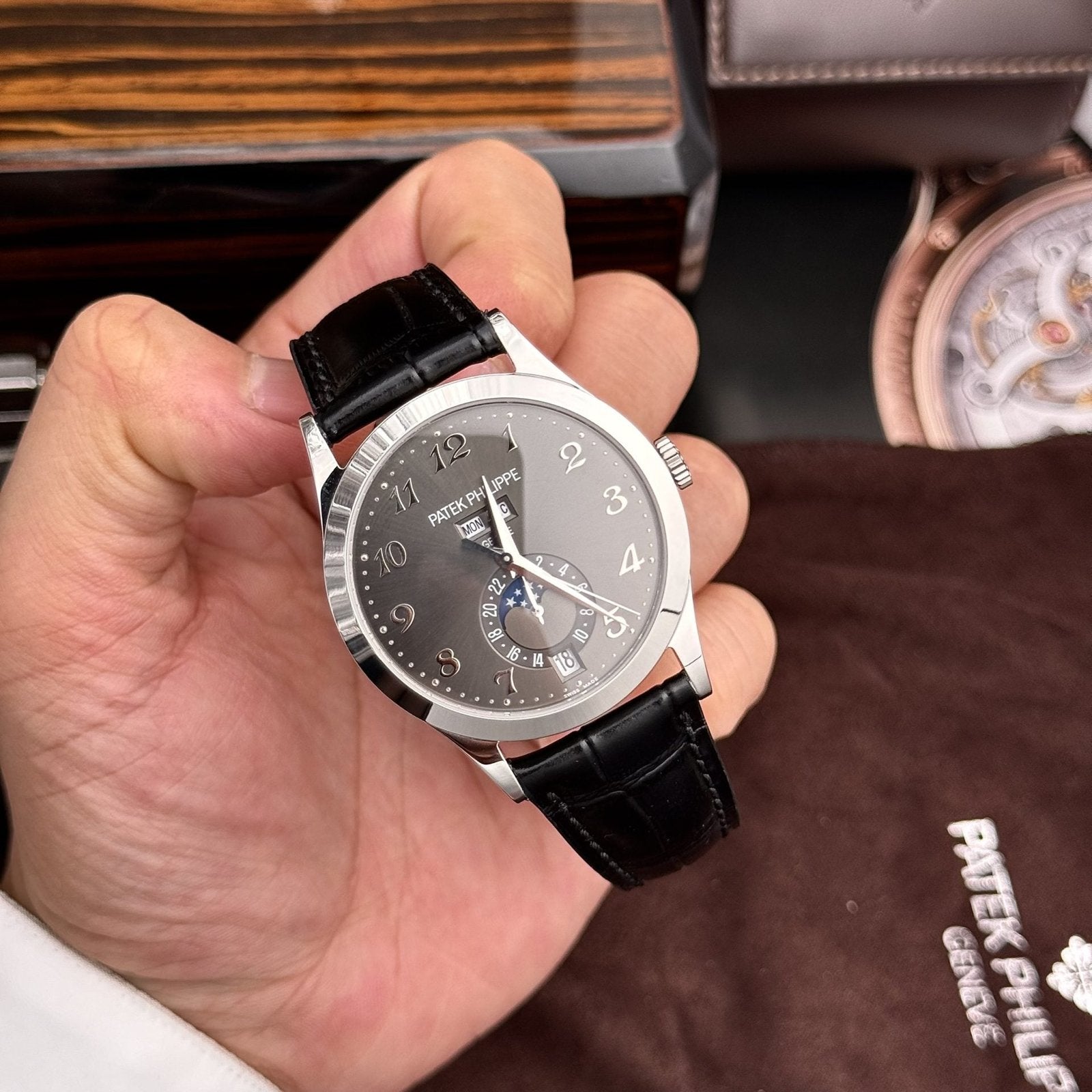 Patek Philippe Watch Complications 5396G Gray Dial 38.5mm