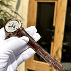 Patek Philippe Watch Complications 5396R Men Leather Strap 38.5mm