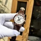 Patek Philippe Watch Complications 5396R Men Leather Strap 38.5mm