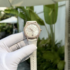 Patek Philippe Watch Complications 4947R White Leather Strap 38mm