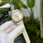 Patek Philippe Watch Complications 4947R White Leather Strap 38mm