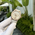 Patek Philippe Watch Complications 4947R White Leather Strap 38mm