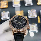 Patek Philippe Sky Moon Celestial 6104R Watch Black Dial 40mm