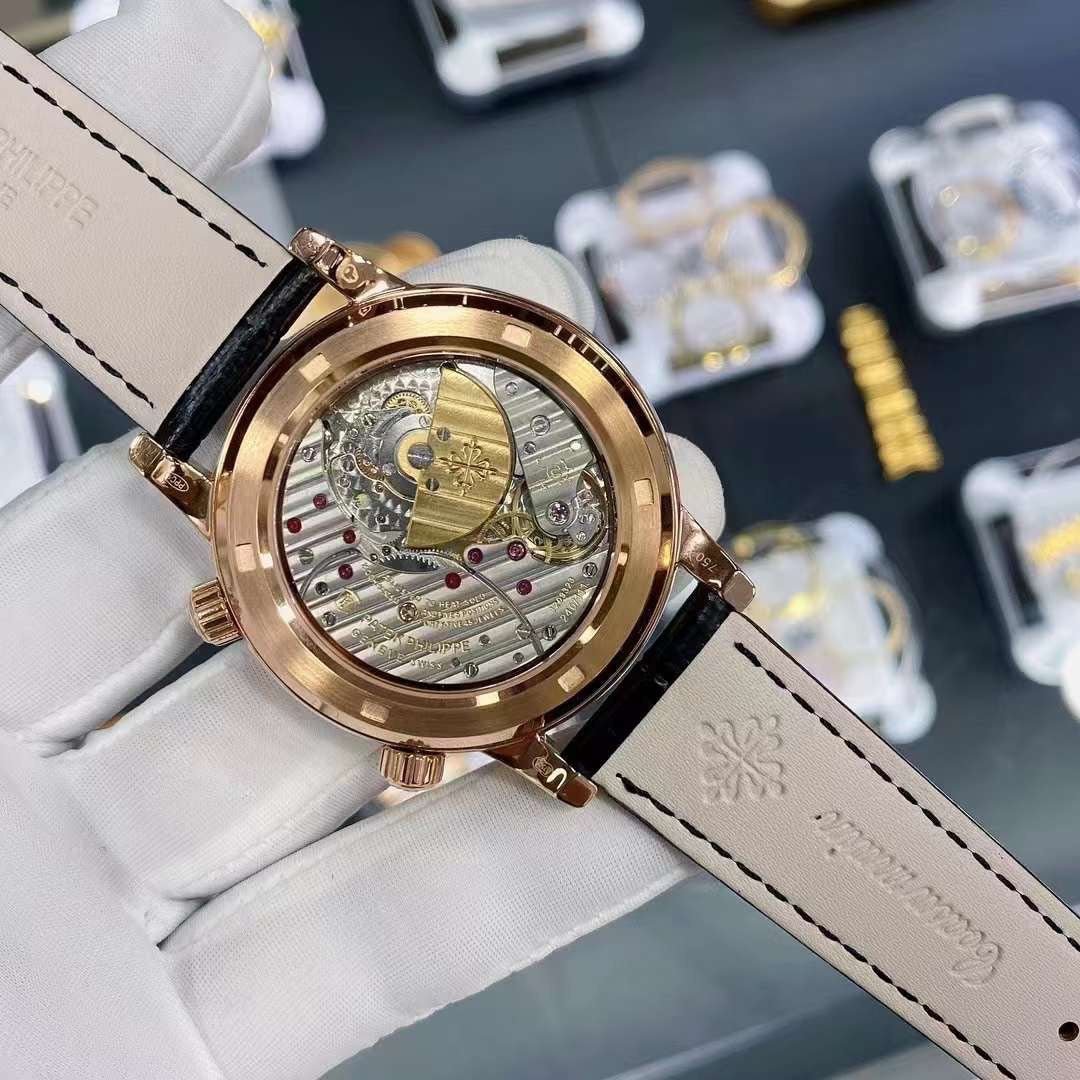 Patek Philippe Sky Moon Celestial 6104R Watch Black Dial 40mm