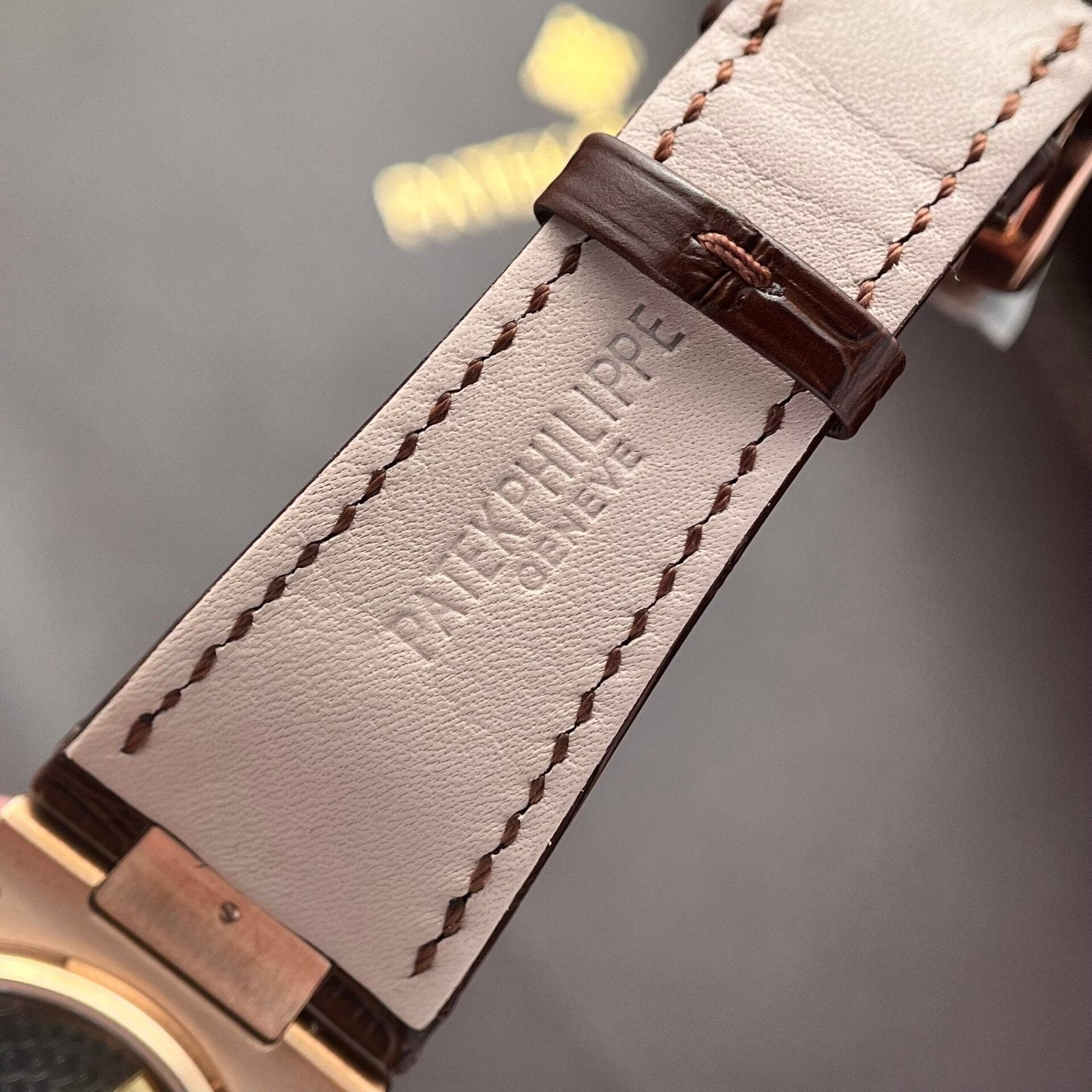Patek Philippe Watch Nautilus 5712R Brown Leather Strap 40mm