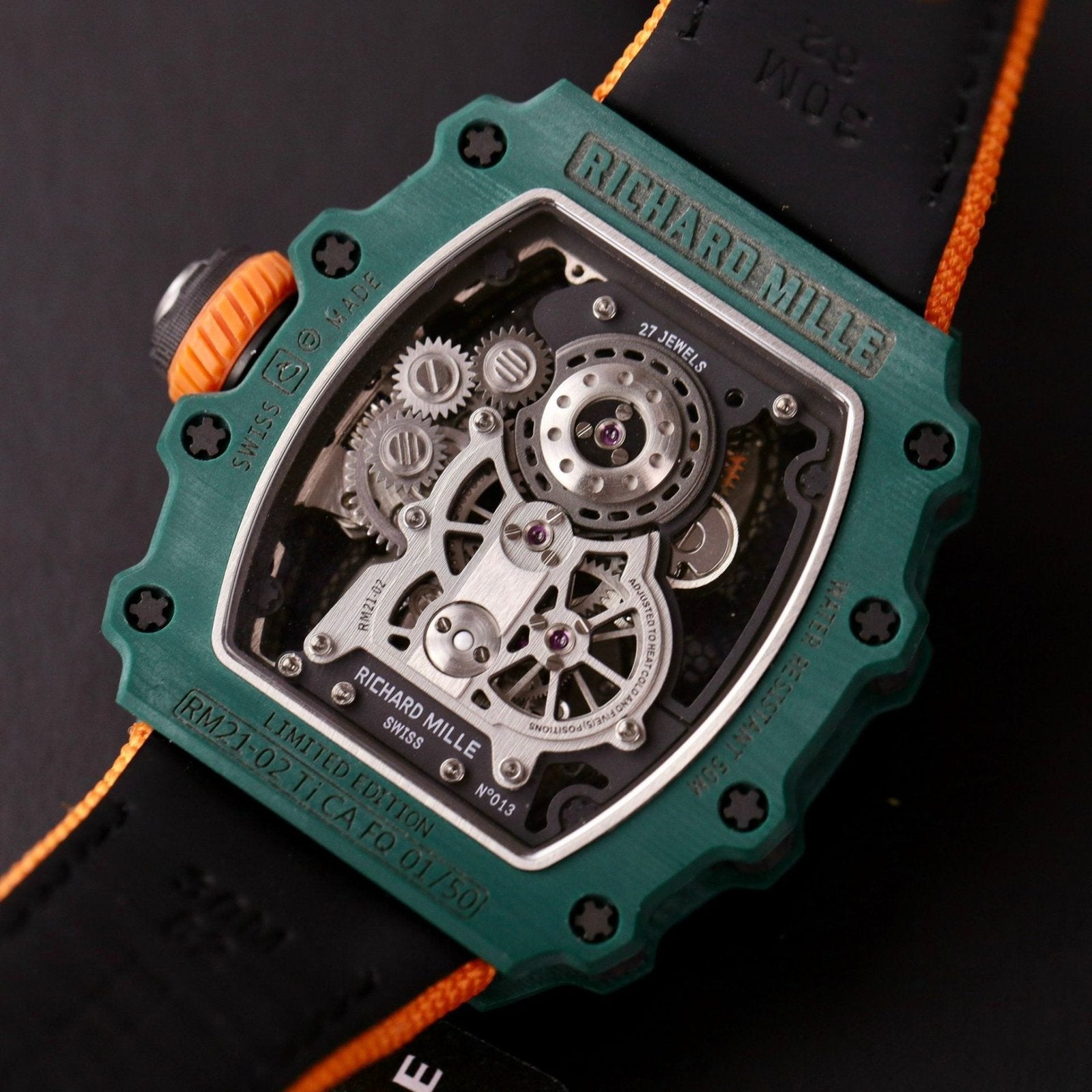 Richard Mille Watch RM21-01 Tourbillon Carbon 43mm