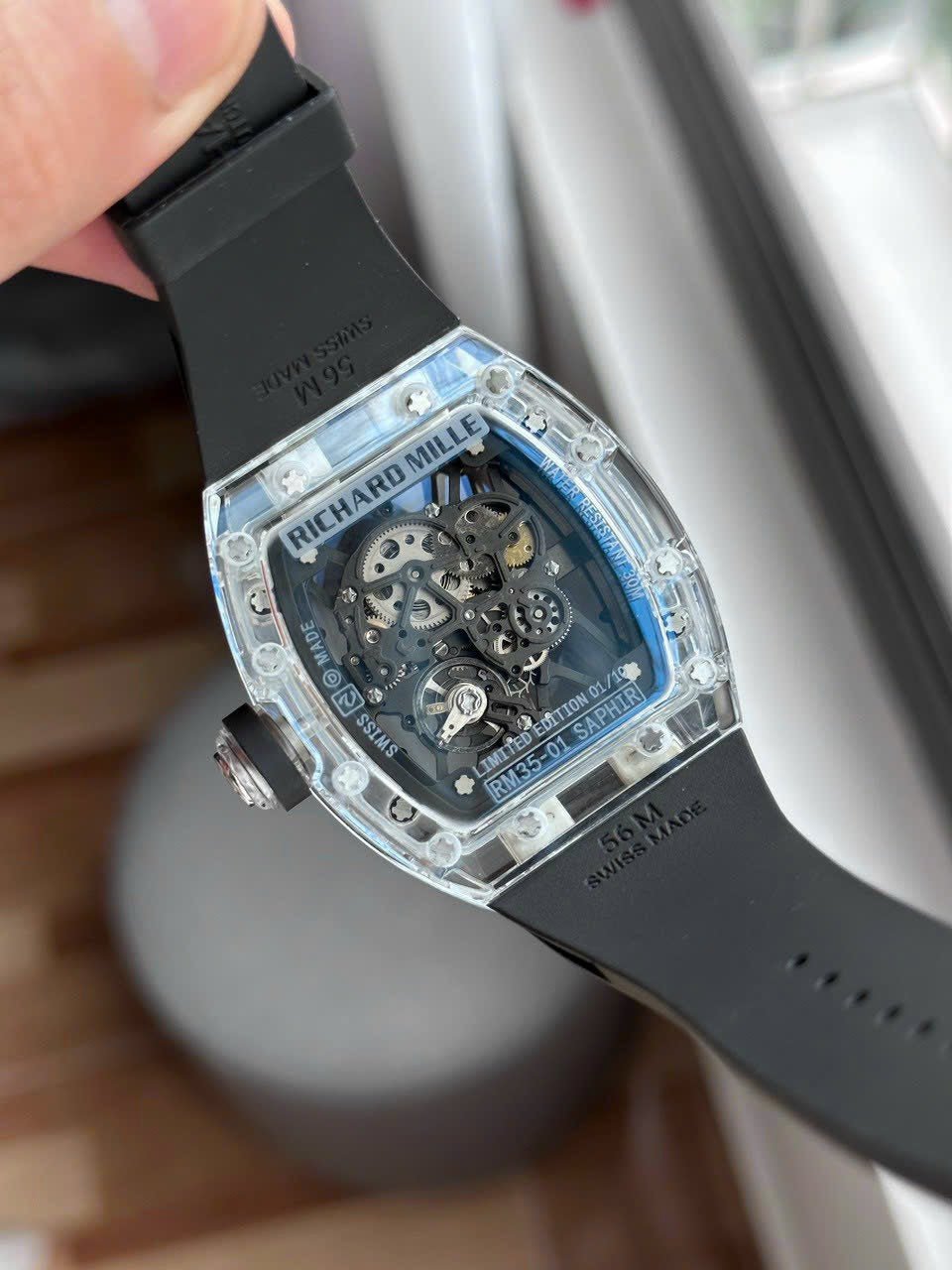 Richard Mille RM35-01 Rafa Watch Rubber Strap 44mm
