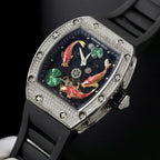 Richard Mille  Watch Rubber Strap Black 42mm