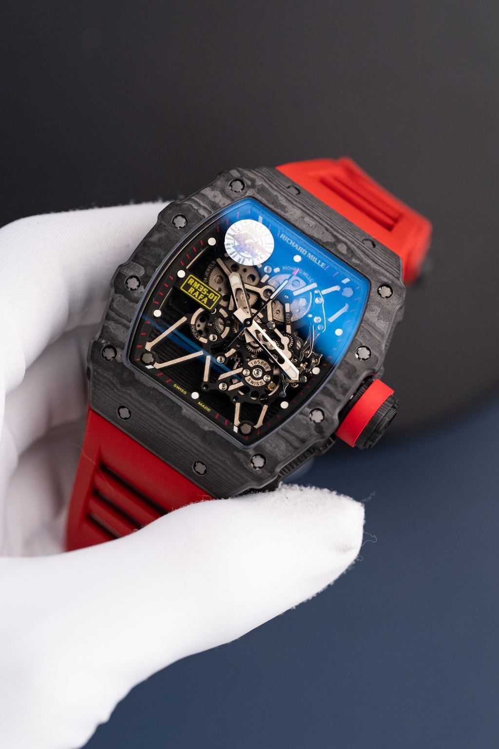 Richard Mille RM35-01 Rafael Nadal Red  Watch Carbon NTPT 49,9x43mm