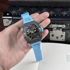 Richard Mille RM35-02 Full Carbon Case Blue 44mm