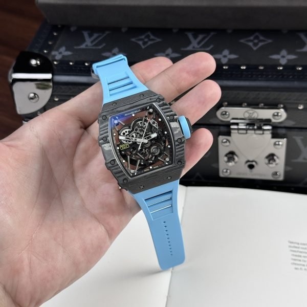Richard Mille RM35-02 Full Carbon Case Blue 44mm