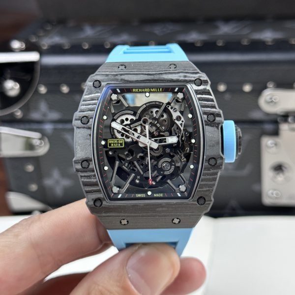 Richard Mille RM35-02 Full Carbon Case Blue 44mm