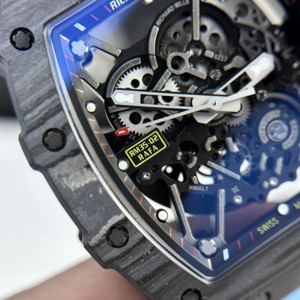 Richard Mille RM35-02 Full Carbon Case Blue 44mm