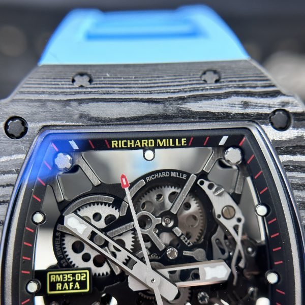 Richard Mille RM35-02 Full Carbon Case Blue 44mm