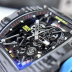 Richard Mille RM35-02 Full Carbon Case Blue 44mm