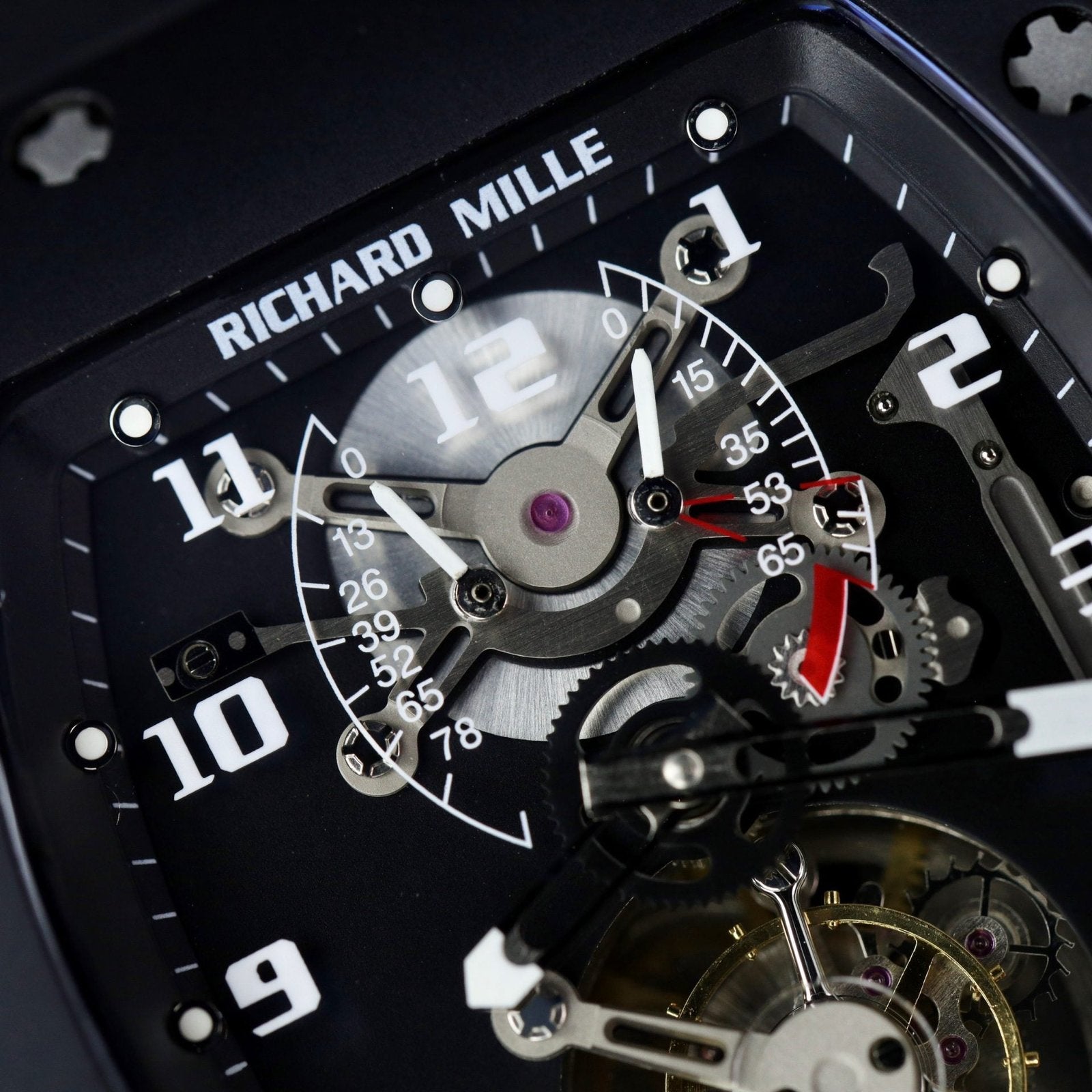 Richard Mille Watch RM001 Tourbillon Black Ceramic 42mm