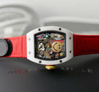 Richard Mille  Watche RM88 Smiley White Ceramic Fabic Nato Strap 42mm