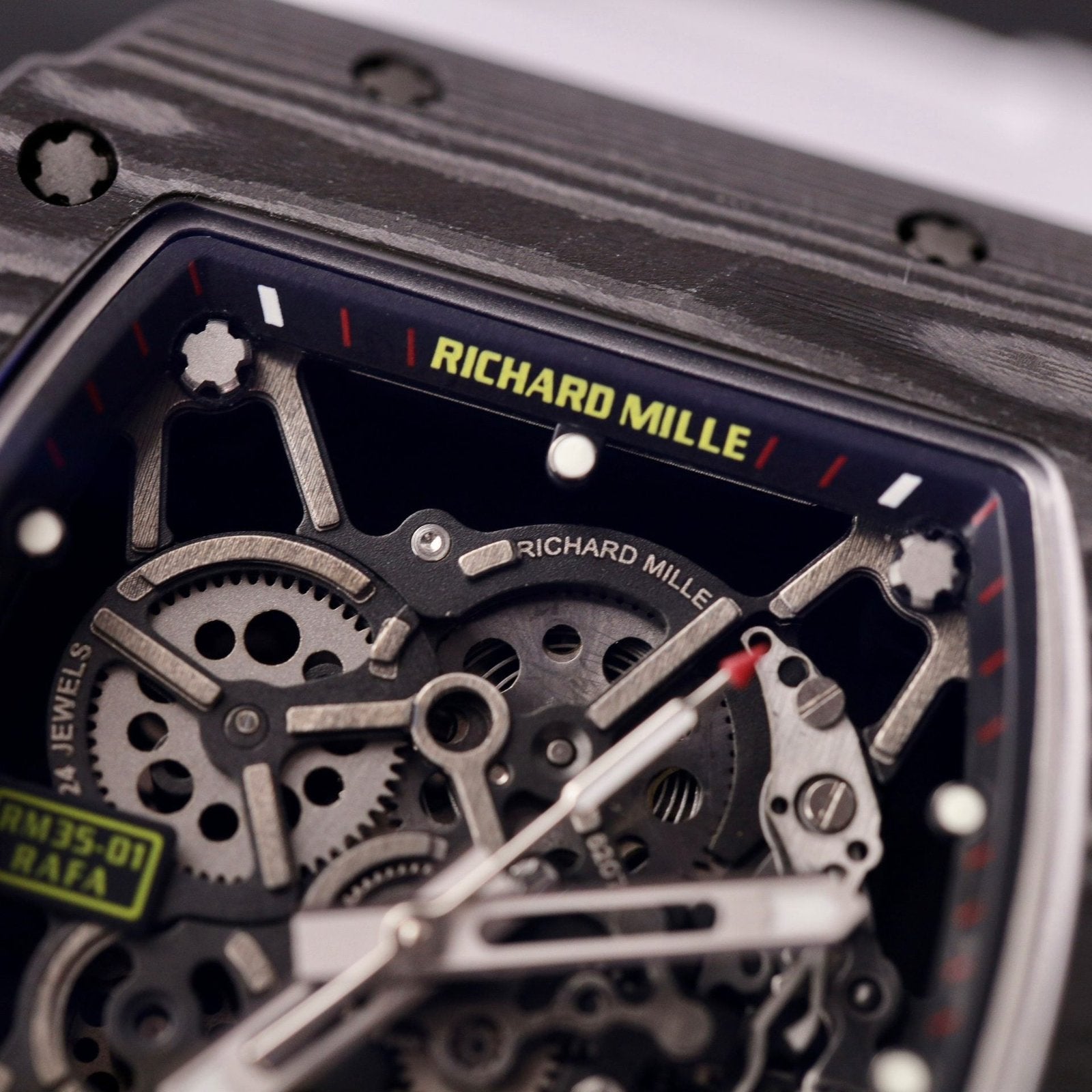 Richard Mille  Watch RM35-01 Carbon Rubber Strap 44mm