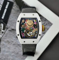 Richard Mille Watch RM88 Smiley Fabic Nato Gray 42mm