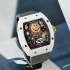 Richard Mille Watch RM88 Smiley Fabic Nato Gray 42mm