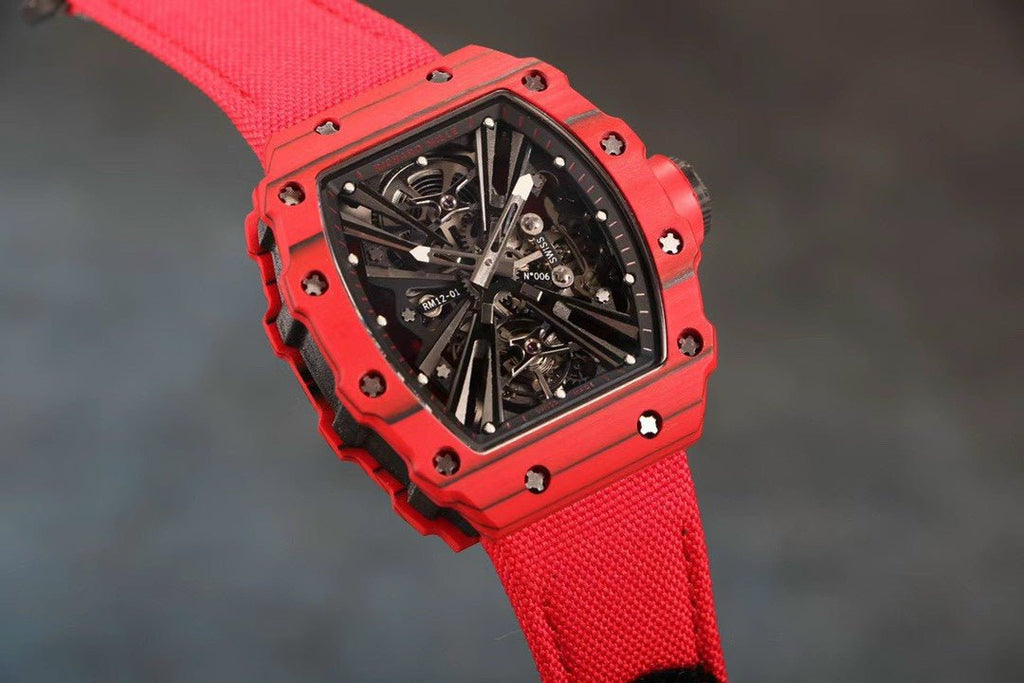 Richard Mille Watch RM12-01 Tourbillon Carbon Red 40mm
