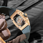 Richard Mille RM007 Watch Rose Gold Wrapped With Full Natural Diamond 36mm