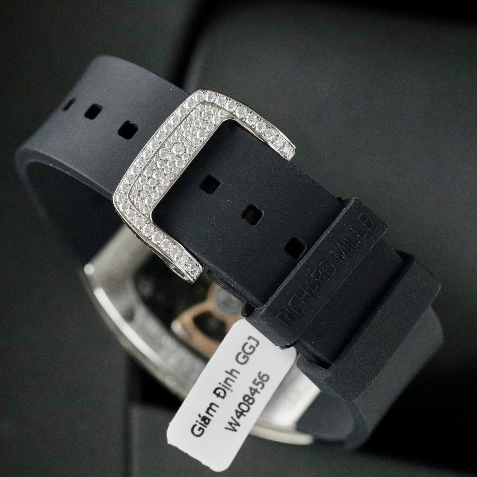 Richard Mille RM007 Watch Moissanite Diamonds 36mm