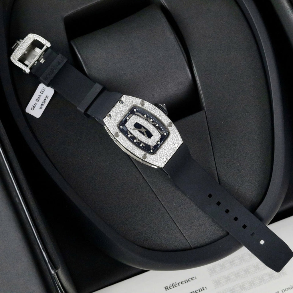 Richard Mille RM007 Watch Moissanite Diamonds 36mm