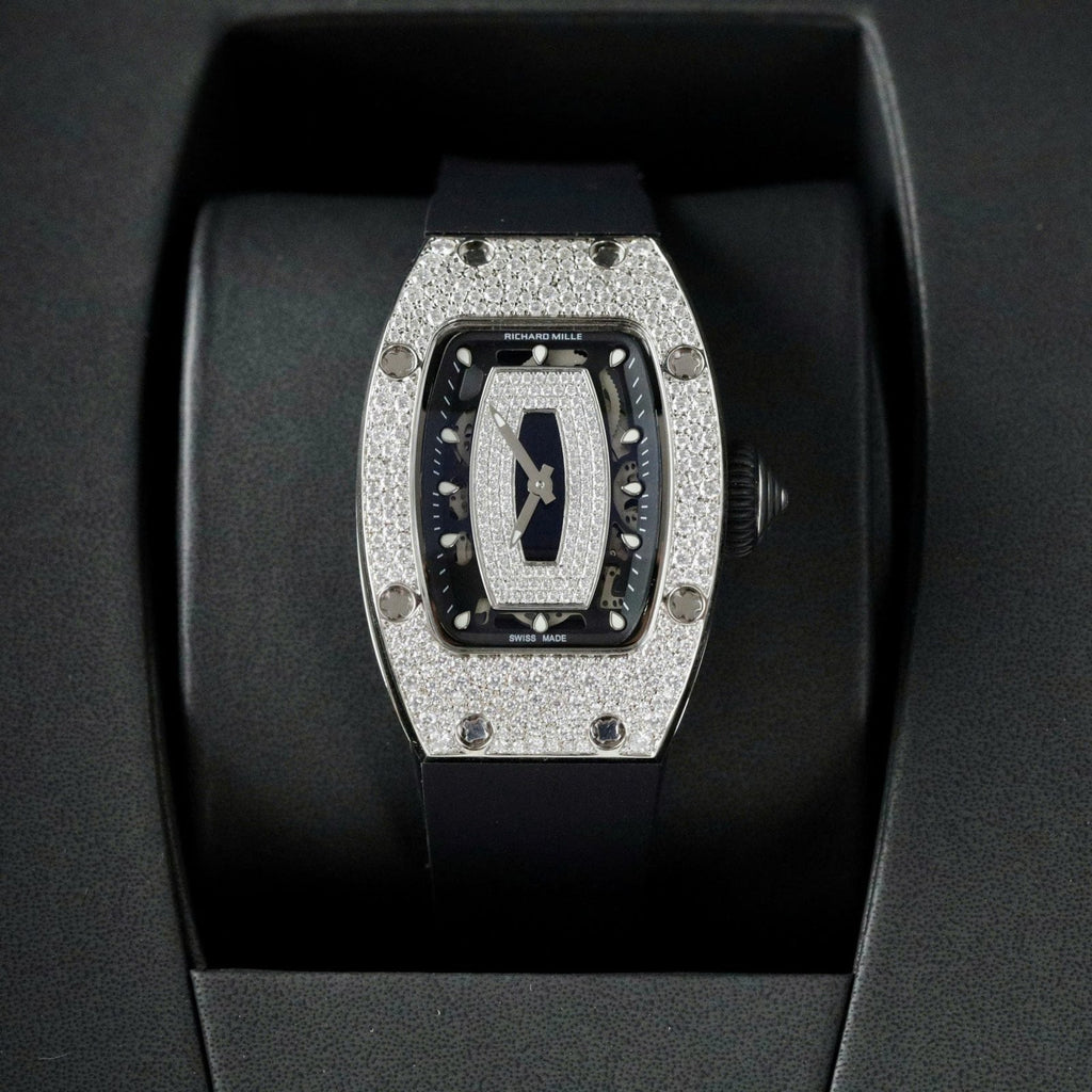 Richard Mille RM007 Watch Moissanite Diamonds 36mm