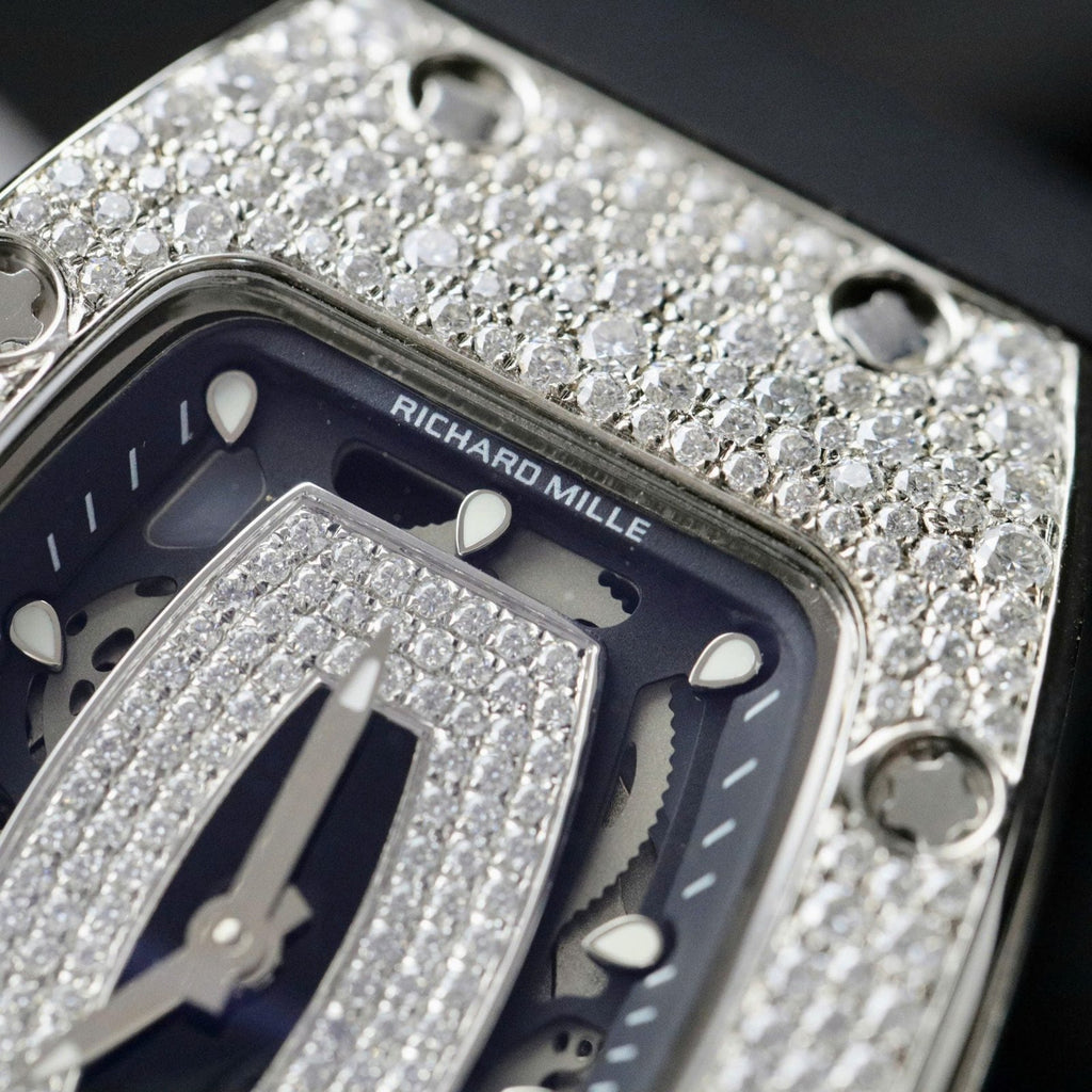 Richard Mille RM007 Watch Moissanite Diamonds 36mm
